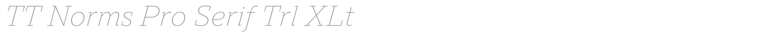 TT Norms Pro Serif font preview